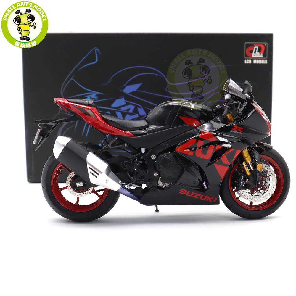 1/12 Suzuki GSX-R 1000R LCD Models Diecast Motorcycle Model Toys