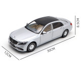 1/18 Benz Maybach S CLASS S650 2019 Almost Real Diecast Model Car Toys Gifts