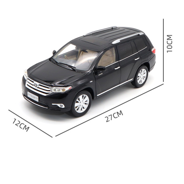 Modèle Réduit Toyota Highlander 2021 - 1/18e - Métal Diecast - SUV - Neuf