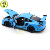 1/18 Porsche 911 GT3 RS Racing Car Welly GTAutos Diecast Model Toys Car Boys Girls Gifts