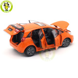 1/32 JKM HONDA FIT Diecast Model Car Toys Kids Boys Gilrs Gifts Sound Lighting