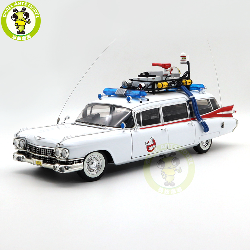 1 18 Hot Wheels ELITE Cadillac GHOSTBUSTERS ECTO 1 Diecast Model