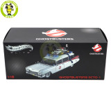 1/18 Hot Wheels ELITE Cadillac GHOSTBUSTERS ECTO-1 Diecast Model Toys Car Adult Collectibles Boys Girls Gifts