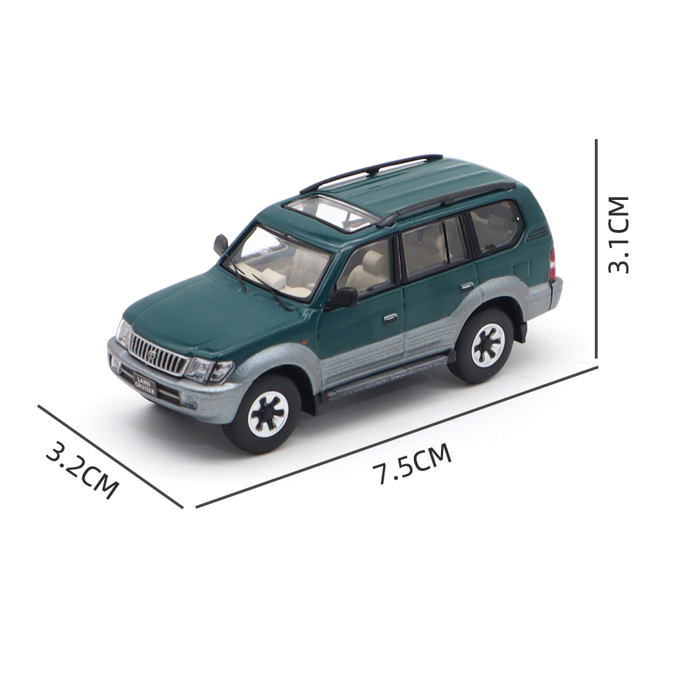 トヨタランドクルーザープラド90 ラリー仕様 ミニカー　レア ミニカー/完成品 GCD 1/64 トヨタ ランドクルーザー プラド 90