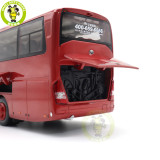 1/43 China YuTong ZK6122H Bus Coach Car Diecast Model Car Bus Toys Kids Gifts