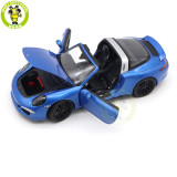 1/18 Schuco Porsche 911 Carrera 4 GTS Targa Diecast Model Toys Cars Boys Girls Gifts