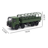 1/64 JKM Sinotruk HOWO JN2300 Military Vehicle Transport Truck Diecast Model Toy Cars Boys Girls Gifts