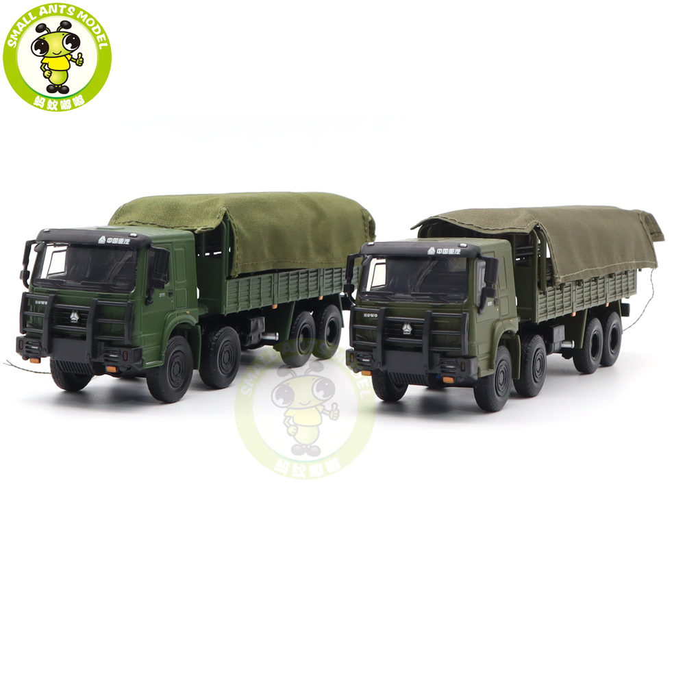 JKM JackieKim 1:64 SINOTRUK HOWO Military Trucks 8x8 Diecast Model Car 