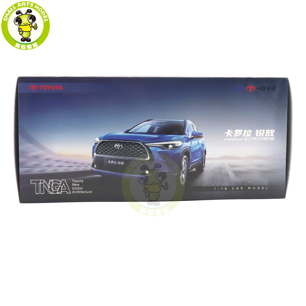 1/18 Toyota Corolla Cross 2022 Diecast Model Toys Car Gifts For