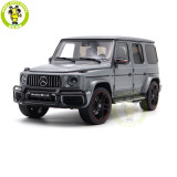 1/18 Mercedes AMG G63 G-Class 2019 Designo Platinum Magno Almost Real Diecast Model Toy Cars Gifts For Boyfriend Father Husband