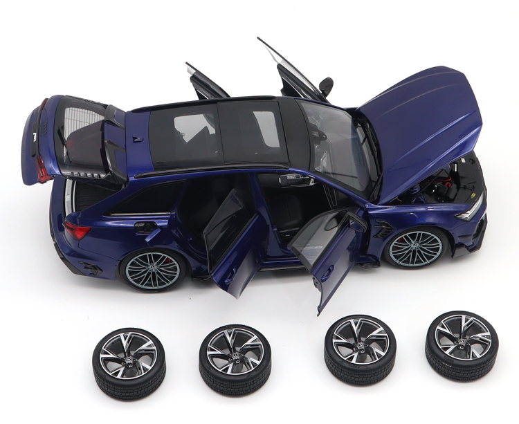 1/18 アウディ　アプト　RS6-R グレー 1/18 Top Speed Audi ABT RS6-R (Daytona Grey) Resin Car Model