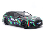 1/18 Audi RS 6 RS6 C8 Avant HKS Kilo Works Diecast Model Toy Cars Gifts For Husband Boyfriend Father