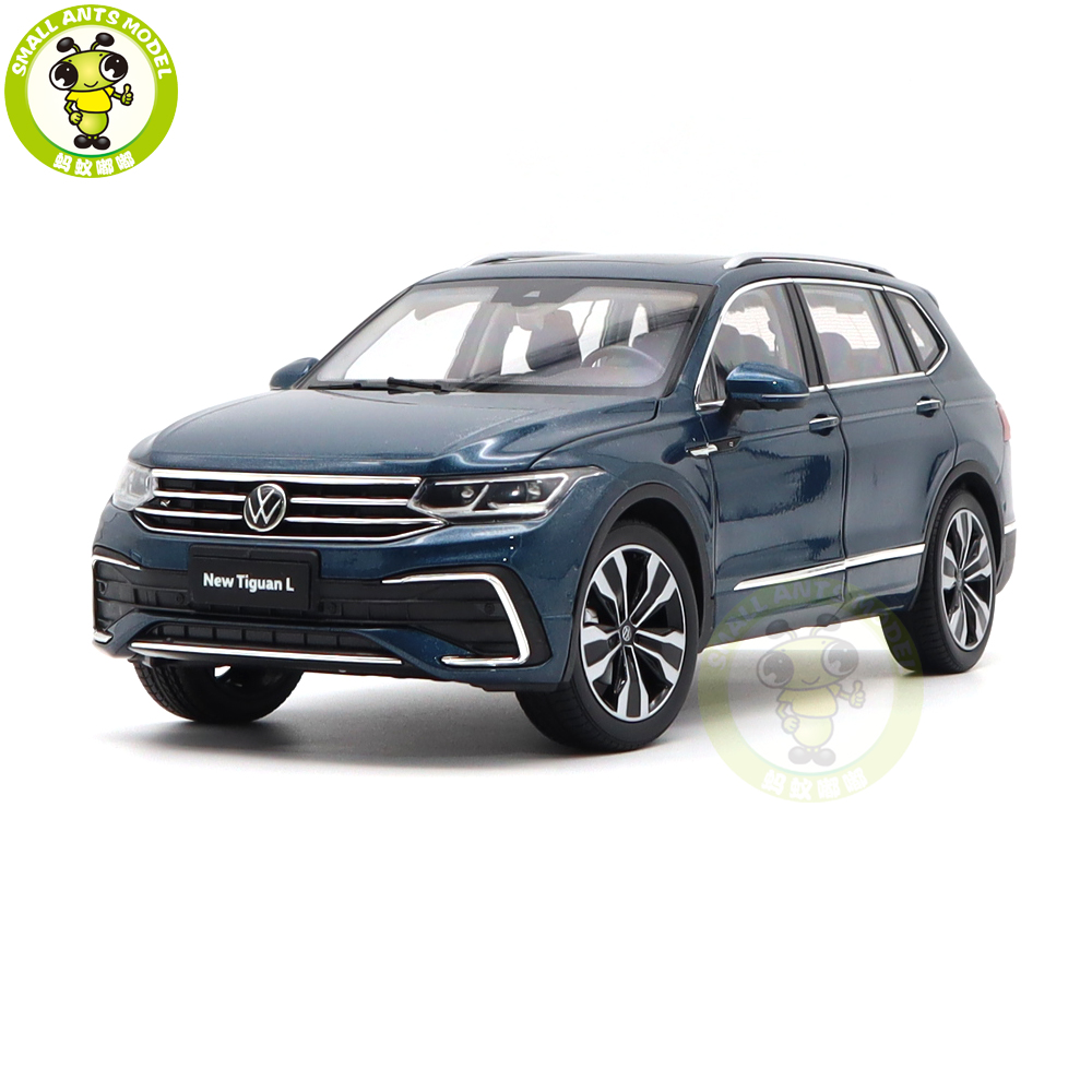 1/43 Scale Volkswagen New Tiguan L 2022 Green DieCast Car Model Toy  Collection