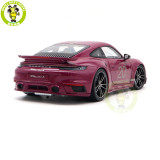 1/18 Minichamps Porsche 911 992 Turbo S Coupe Sport Design 2021 20th Anniversary Edition Diecast Model Toys Car Gifts For Husband Boyfriend Father