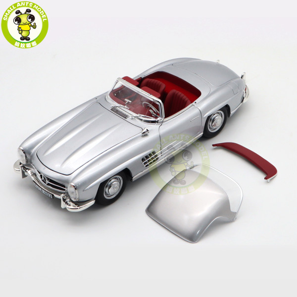 1/18 Mercedes Benz 300SL Roadster 1957 Norev 183890 Diecast Model Toy Car Gifts For Husband Boyfriend Father