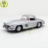 1/18 Mercedes Benz 300SL Roadster 1957 Norev 183890 Diecast Model Toy Car Gifts For Husband Boyfriend Father