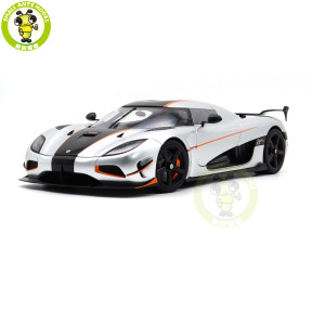 1/18 Autoart 79024 Koenigsegg AGERA RS MOON SILVER/BLACK  ACCENTS Model Car Gifts For Husband Father Boyfriend