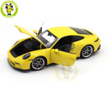 1/18 Porsche 911 992 GT3 Touring 2021 Norev 187312 Yellow Diecast Model Toys Car Gifts For Husband Boyfriend Father