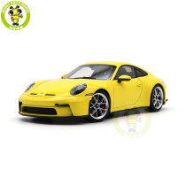 1/18 Porsche 911 992 GT3 Touring 2021 Norev 187312 Yellow Diecast Model Toys Car Gifts For Husband Boyfriend Father