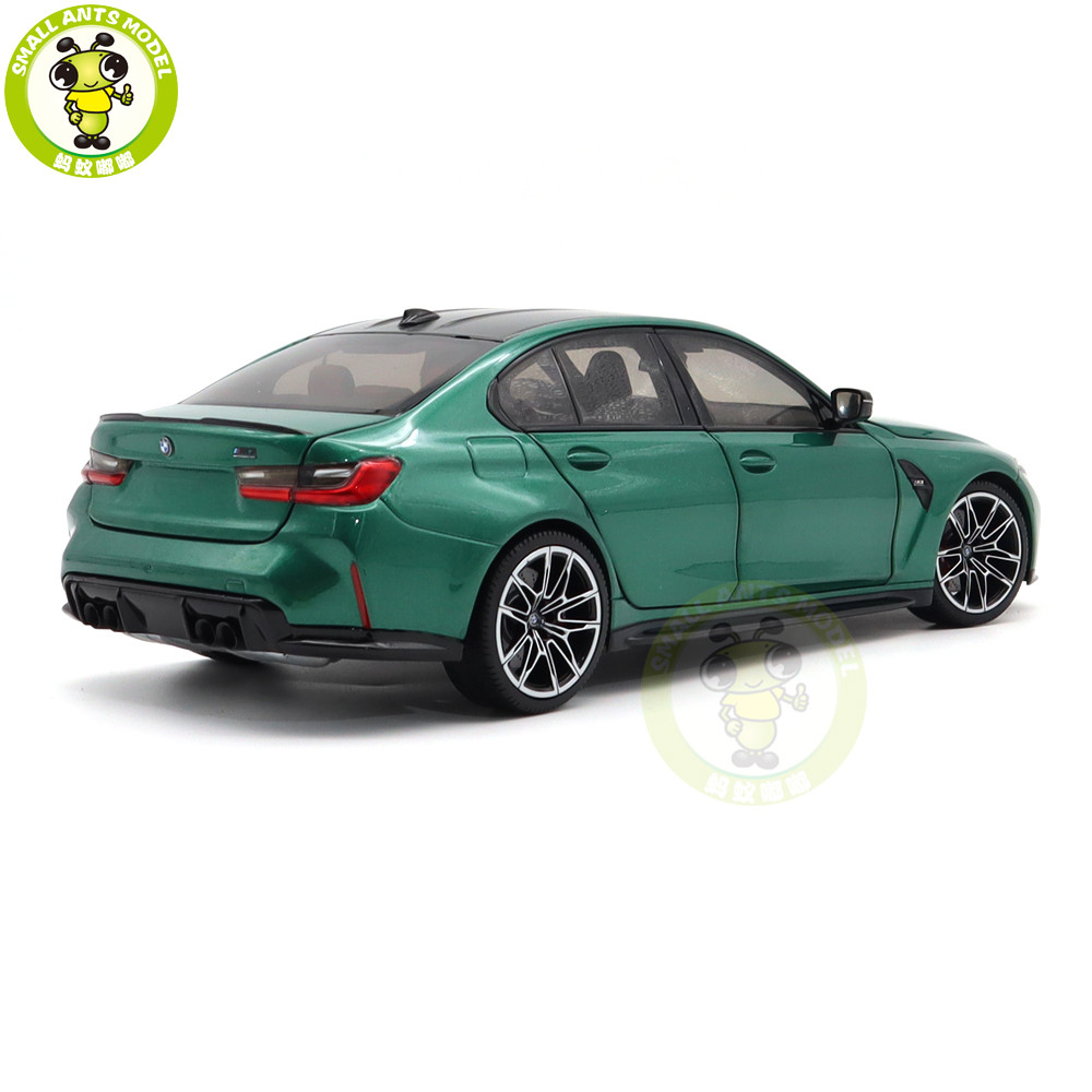 1/18 Minichamps BMW M3 2020 G80 Green Metallic Diecast Model Toys Car ...