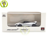 1/64 LCD Mclaren 765LT Racing Car Diecast Model Toy Cars Gifts For Boyfriend Husband Father