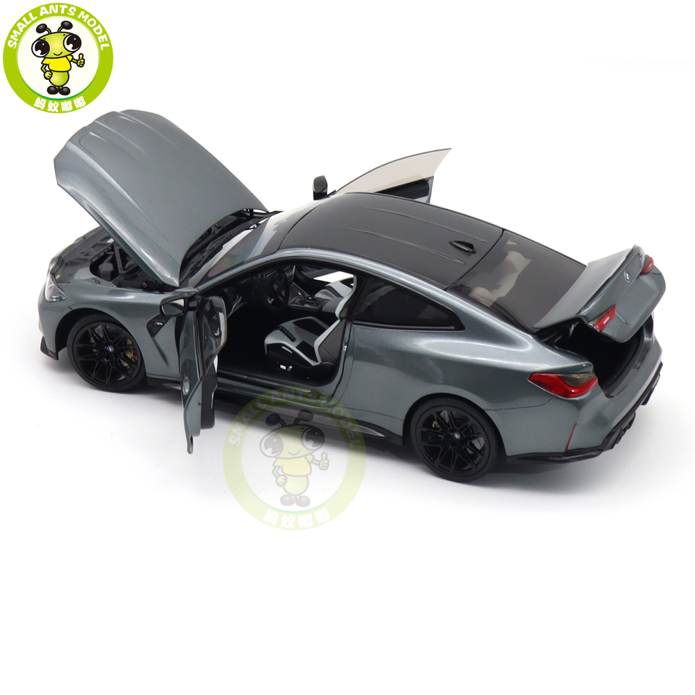 paragon 1/18 BMW M4 Coupe G82 open Alloy Diecast Metal Car Model Gifts