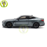 1/18 Minichamps BMW M4 2020 G82 Gray Metallic Diecast Model Toys Car Gifts For Husband Boyfriend Father