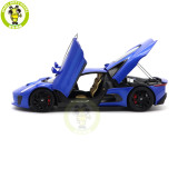 1/18 Land Rover Jaguar C-X75 Almost Real 810606 Blue Metallic Diecast Model Car Gifts For Father Boyfriend Husband