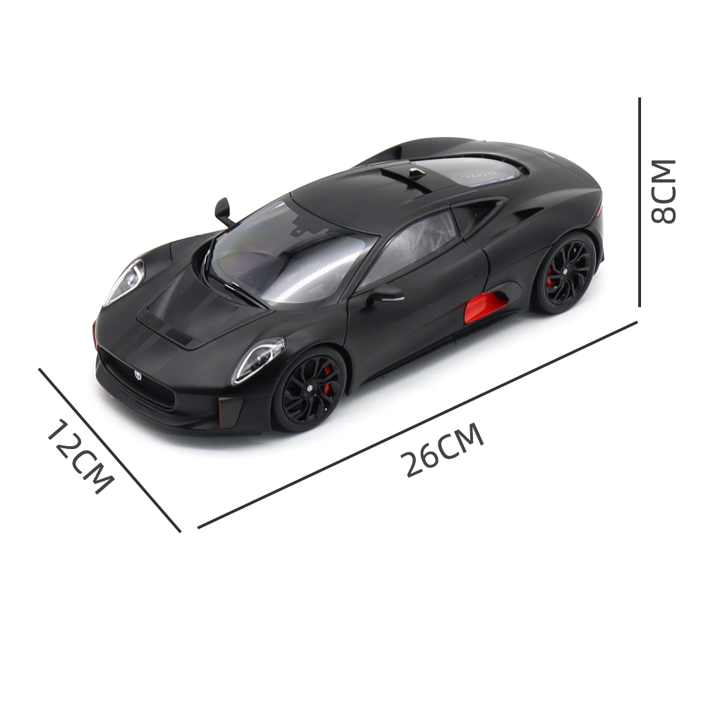 1/18 Land Rover Jaguar C-X75 Almost Real 810605 Satin Black 1/18 Land Rover Jaguar C-X75 Almost Real 810605 Satin Black