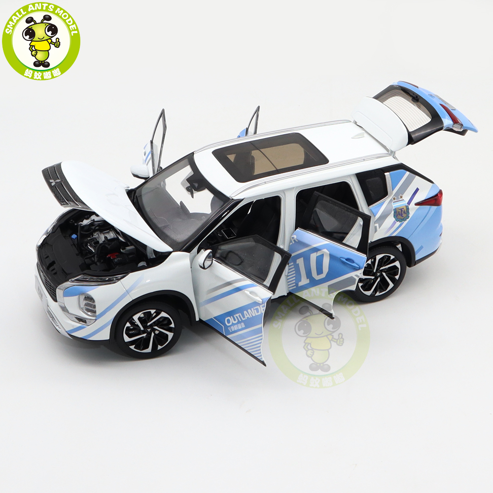 ミツビシ1/18 アウトランダー モデル メッシ × アルゼンチン代表 ミニカー 1/18 Mitsubishi OUTLANDER 2022 Argentina Champion Edition