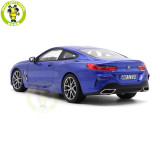 1/18 BMW M850i M8 850i 2018 G15 Norev 183286 Blue Metallic Diecast Model Toys Car Gifts For Father Boyfriend Husband