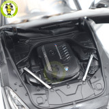 1/18 BMW Z4 2019 G29 Norev 183272 Black Metallic Diecast Model Toy Car Gifts For Father Boyfriend Husband