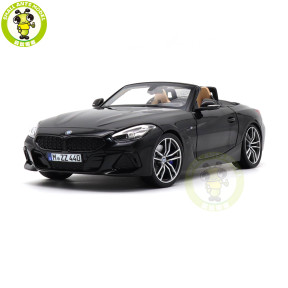 1/18 BMW Z4 2019 G29 Norev 183272 Black Metallic Diecast Model Toy Car Gifts For Father Boyfriend Husband