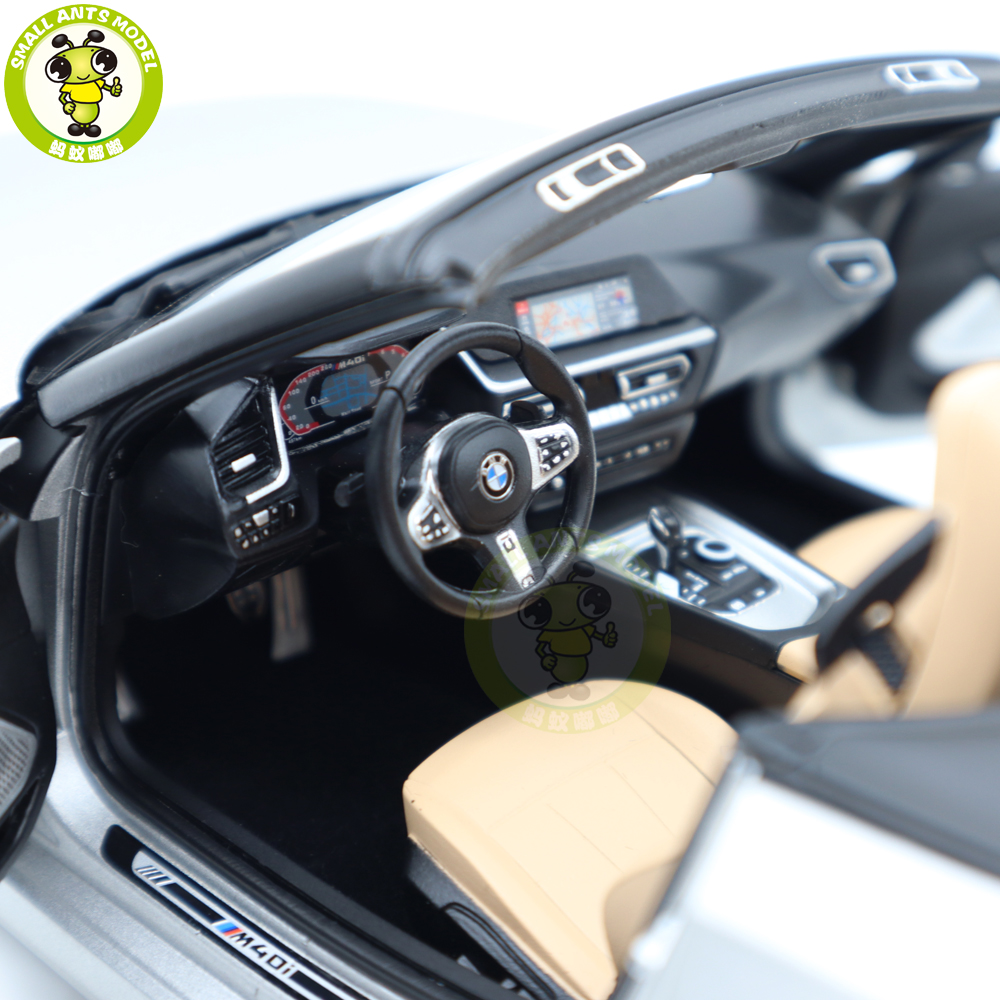 1/18 BMW Z4 2019 G29 Norev 183273 Silver Diecast Model Toy