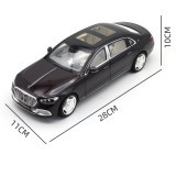 1/18 Mercedes Benz S Class Maybach S680 2021 X223 Norev 183915 Ruby Black Metallic Diecast Model Toys Car Gifts For Father Boyfriend Husband