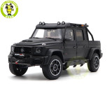 1/18 Benz Brabus G800 Adventure XLP 2020 Pickup Truck Almost Real 860525 Designo Night Black Magno Diecast Model Toy Cars  Gifts