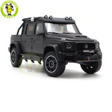 1/18 Benz Brabus G800 Adventure XLP 2020 Pickup Truck Almost Real 860525 Designo Night Black Magno Diecast Model Toy Cars  Gifts