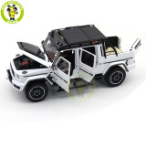 1/18 Benz Brabus G800 Adventure XLP 2020 Pickup Truck Almost Real 860524 Polar White Diecast Model Toy Cars Boys Girls Gifts