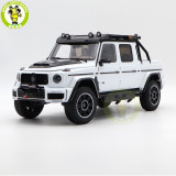 1/18 Benz Brabus G800 Adventure XLP 2020 Pickup Truck Almost Real Diecast Model Toy Cars Boys Girls Gifts