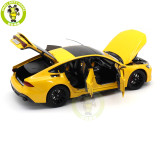 1/18 Audi RS 7 RS7 C8 Sportback 2021 Yellow KengFai Diecast Metal Model Car Toys Gifts For Husband Boyfriend Father