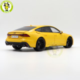 1/18 Audi RS 7 RS7 C8 Sportback 2021 Blue KengFai Diecast Metal Model Car Toys Gifts For Husband Boyfriend Father
