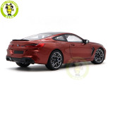 1/18 BMW M8 Coupe 2020 Red Metallic Minichamps 110029020 Diecast Model Toy Car Gifts For Father Friends