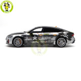 1/18 Audi RS 7 RS7 C8 Sportback 2021 F14 Jolly Rogers KengFai Diecast Model Toy Car Gifts For Friends Father
