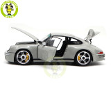 1/18 Almost Real 880204 Porsche RUF SCR 2018 Chalk Grey Diecast Model Toy Car Gifts For Friends Father