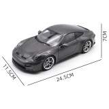 1/18 Porsche 911 992 GT3 Touring 2021 Norev 187305 Grey Metallic Diecast Model Toys Car Gifts For Husband Boyfriend Father