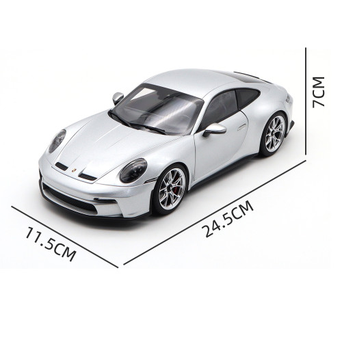 1/18 Porsche 911 992 GT3 Touring 2021 Norev 187318 Silver Diecast 