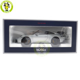 1/18 Porsche 911 992 GT3 2021 Norev 187317 Silver Black Strips Diecast Model Toys Car Gifts For Husband Boyfriend Father