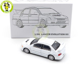 1/64 JKM Mitsubishi Lancer Evolution EVO 7 VII Diecast Model Toy Cars Boys Girls Gifts
