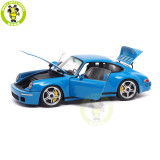 1/18 Almost Real 880202 Porsche RUF SCR 2018 Blue Diecast Model Toy Car Gifts For Friends Father