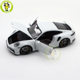 1/18 Minichamps Porsche 911 992 Turbo S Coupe Sport Design 2021 Diecast Model Toys Car Gifts For Friends Father
